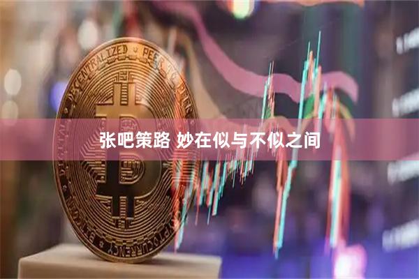 张吧策路 妙在似与不似之间